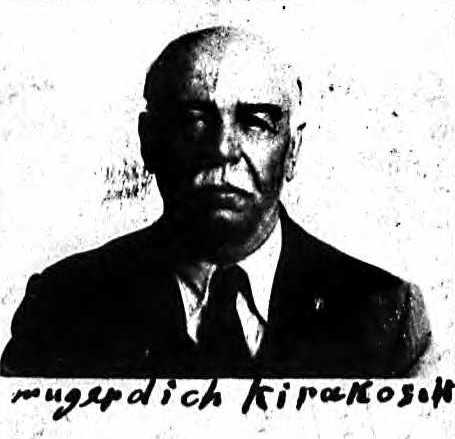 Kirakosoff [Giragosian], Mugerdich