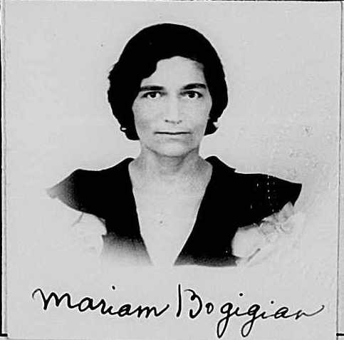 Bogigian [Boghigian], Mariam
