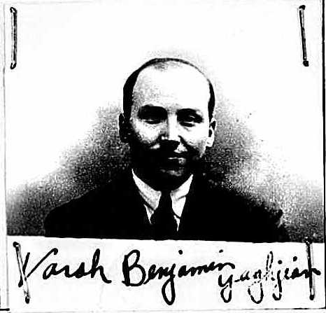 Yaghjian, Varsh Benjamin
